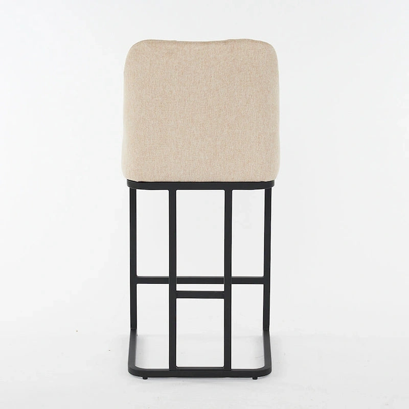 Tabourets de bar hauteur comptoir avec boutons