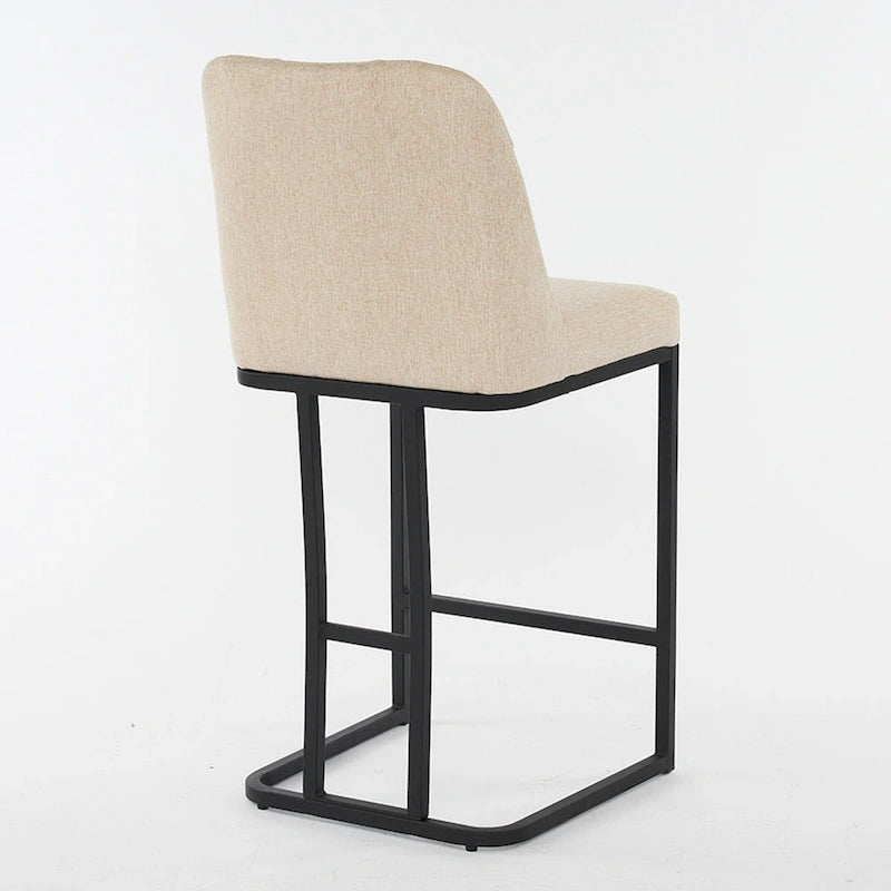Tabourets de bar hauteur comptoir avec boutons