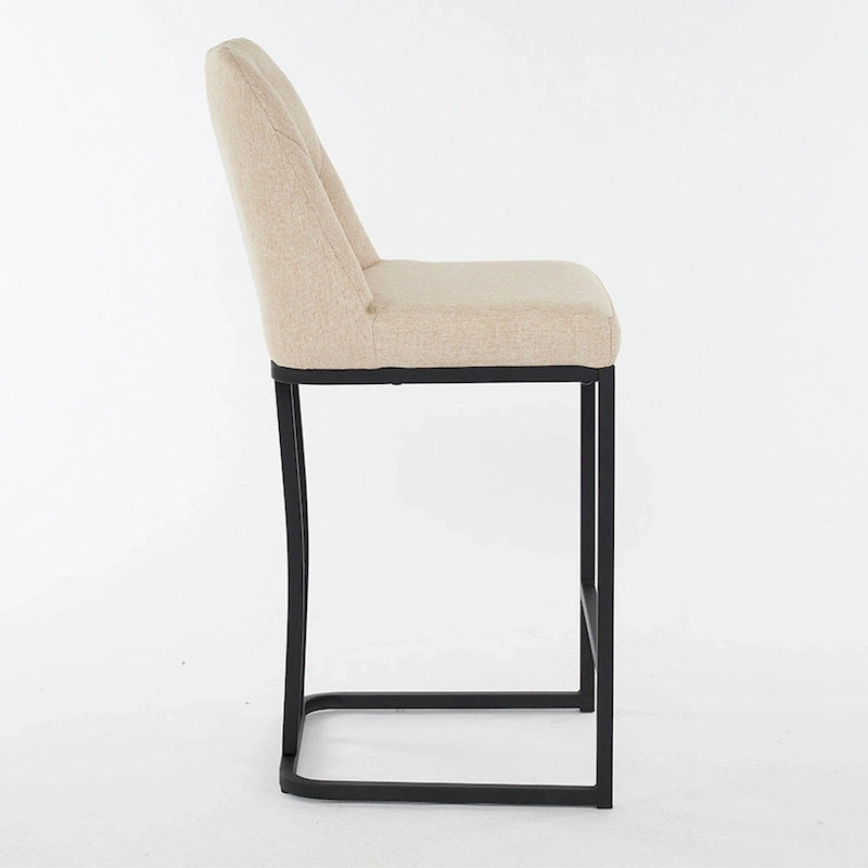 Tabourets de bar hauteur comptoir avec boutons