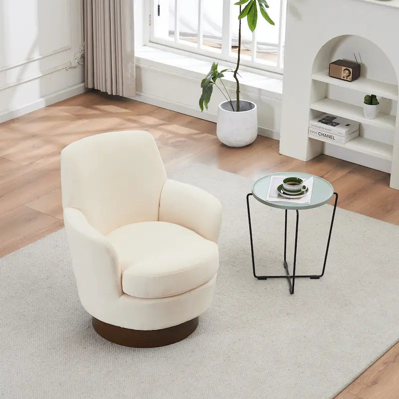Fauteuils pivotants en cuir PU à 360 degrés