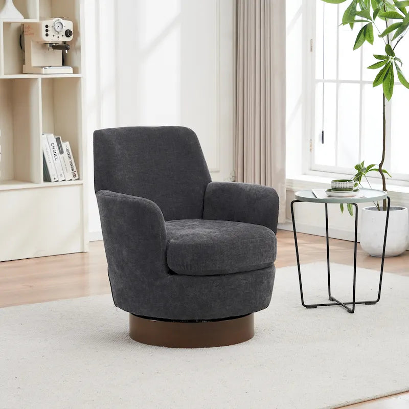 Fauteuils pivotants en cuir PU à 360 degrés