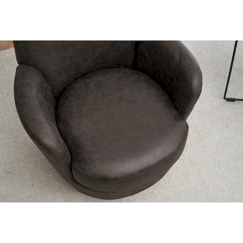 Fauteuils pivotants en cuir PU à 360 degrés