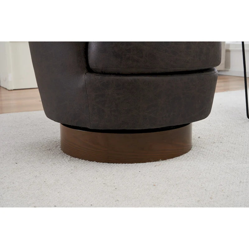Fauteuils pivotants en cuir PU à 360 degrés
