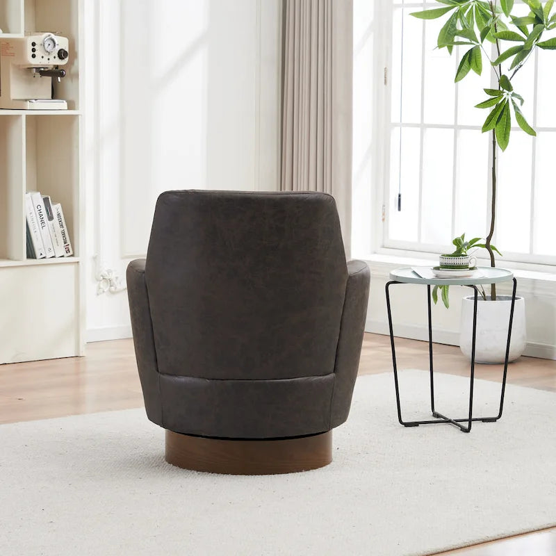 Fauteuils pivotants en cuir PU à 360 degrés