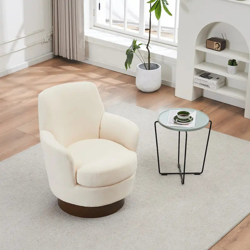 Fauteuils pivotants en cuir PU à 360 degrés