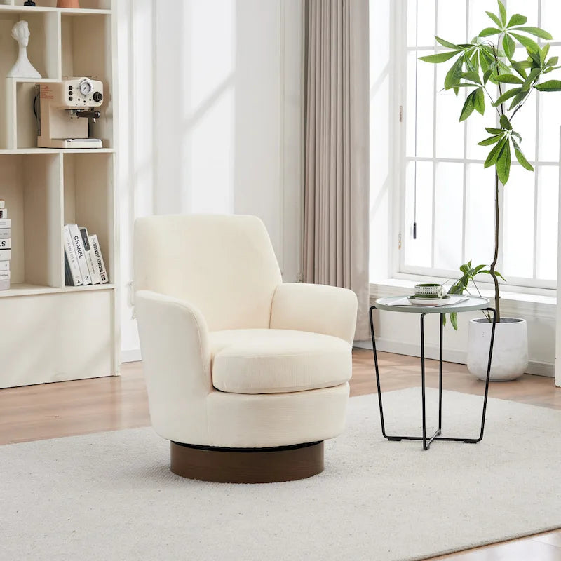 Fauteuils pivotants en cuir PU à 360 degrés