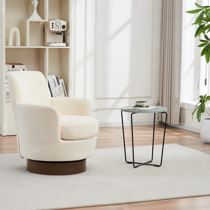Fauteuils pivotants en cuir PU à 360 degrés