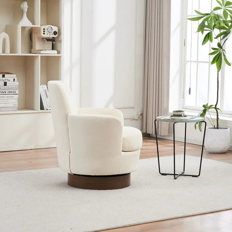 Fauteuils pivotants en cuir PU à 360 degrés