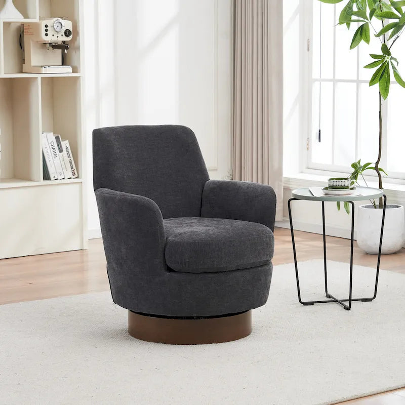 Fauteuils pivotants en cuir PU à 360 degrés