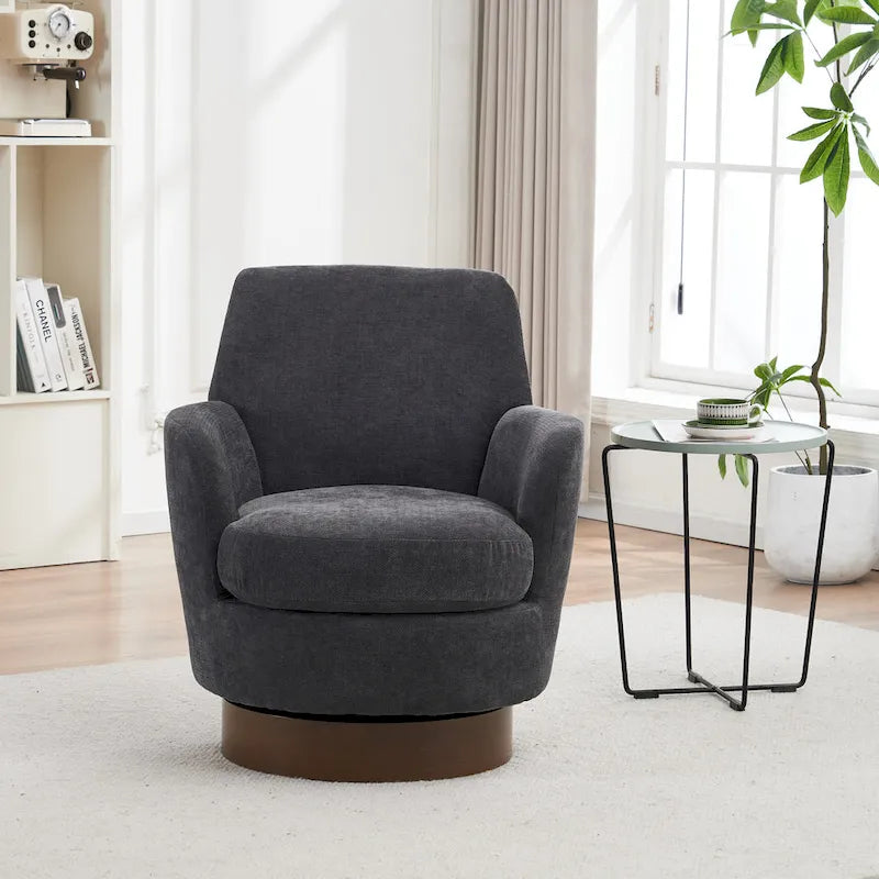 Fauteuils pivotants en cuir PU à 360 degrés