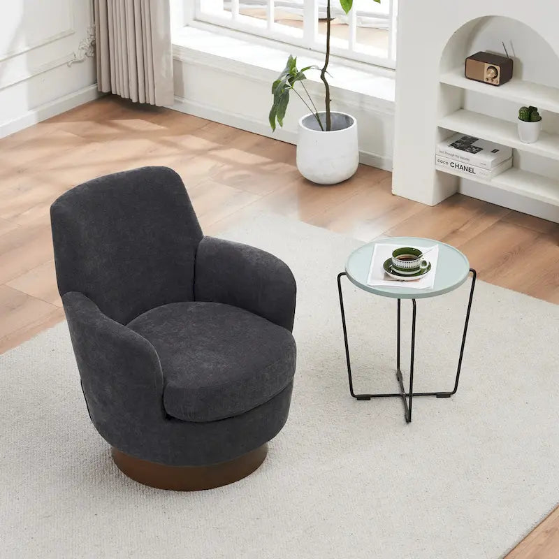 Fauteuils pivotants en cuir PU à 360 degrés