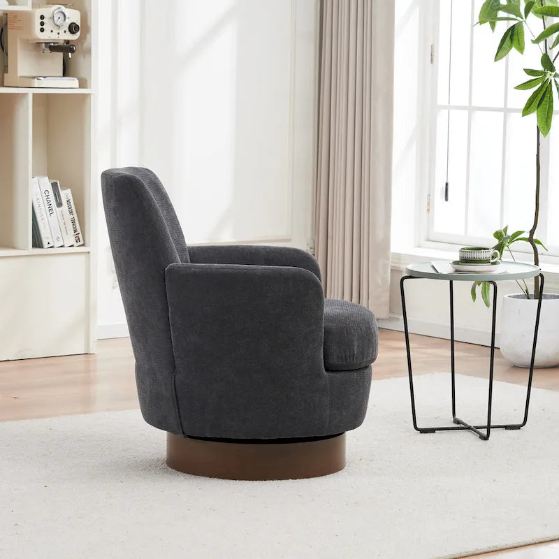 Fauteuils pivotants en cuir PU à 360 degrés