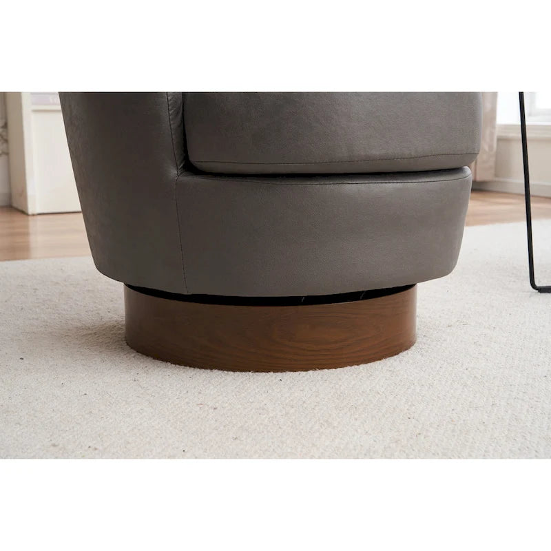 Fauteuils pivotants en cuir PU à 360 degrés