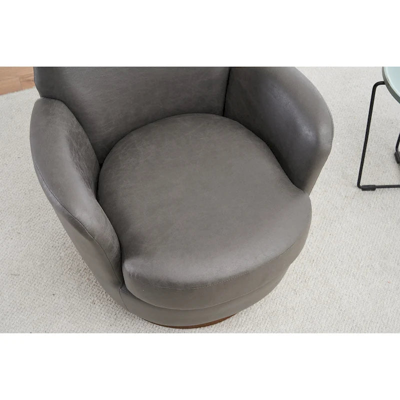 Fauteuils pivotants en cuir PU à 360 degrés