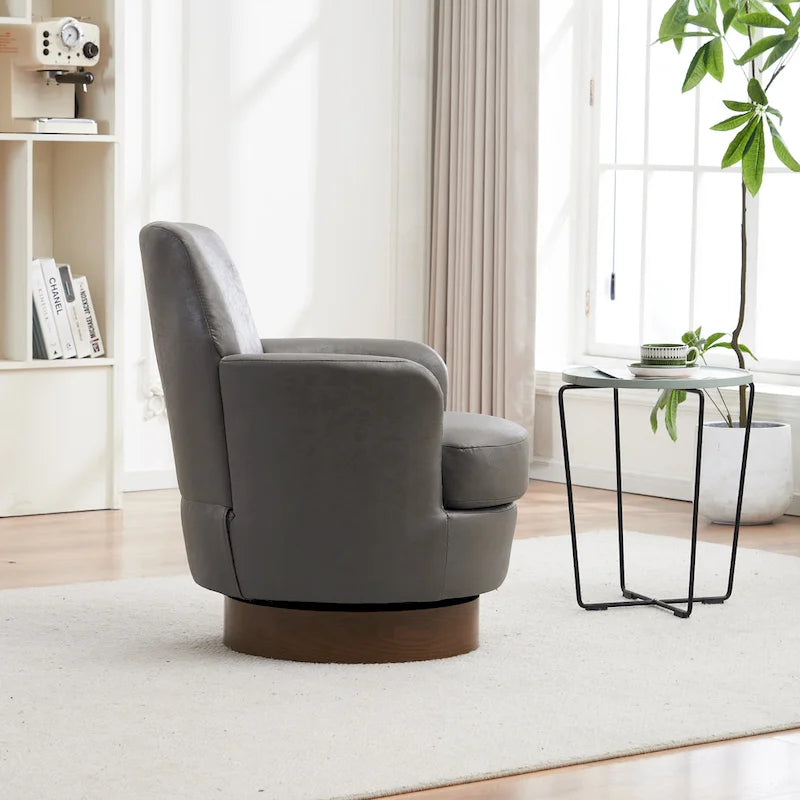 Fauteuils pivotants en cuir PU à 360 degrés