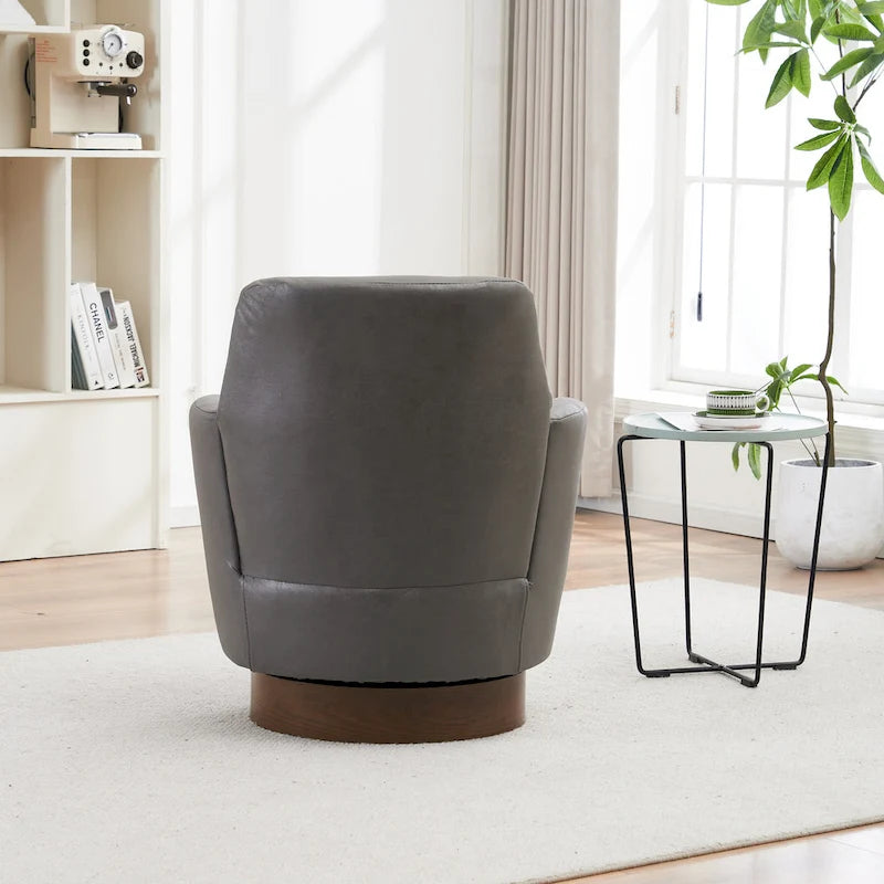 Fauteuils pivotants en cuir PU à 360 degrés