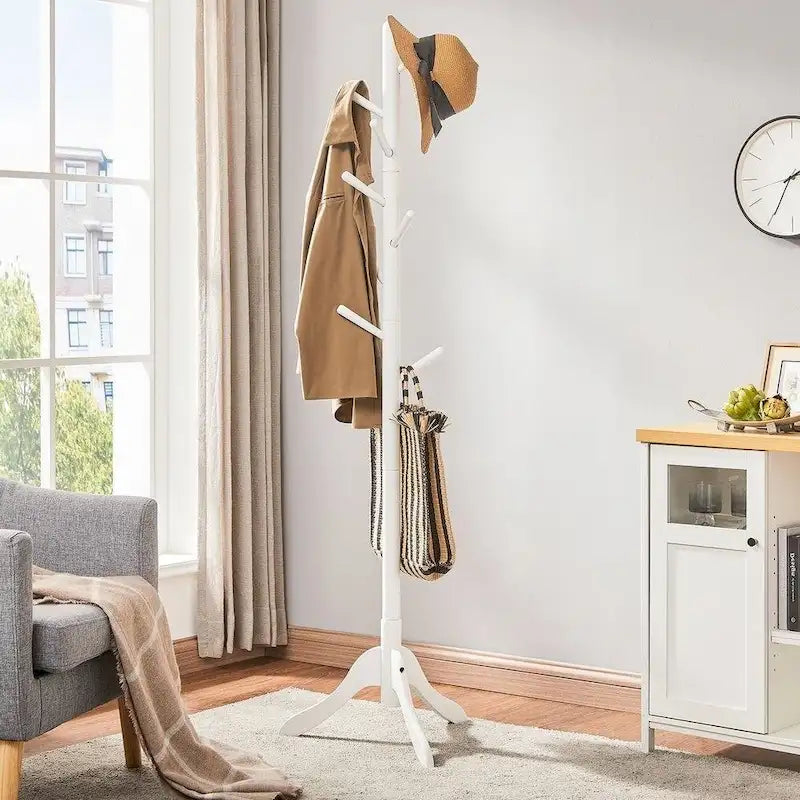 Porte-manteau moderne en bois massif