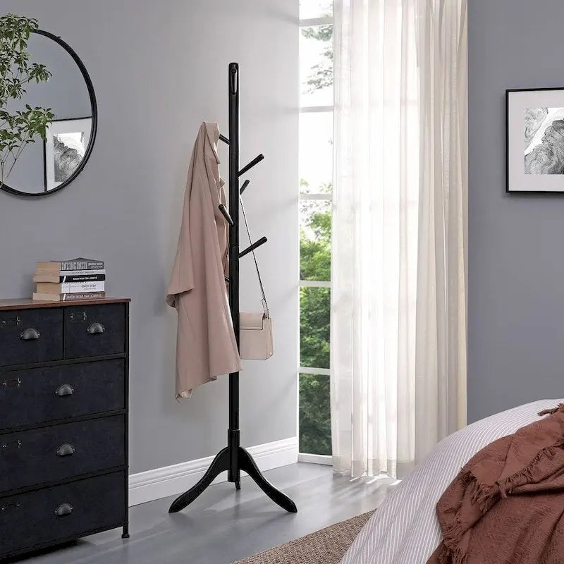Porte-manteau moderne en bois massif