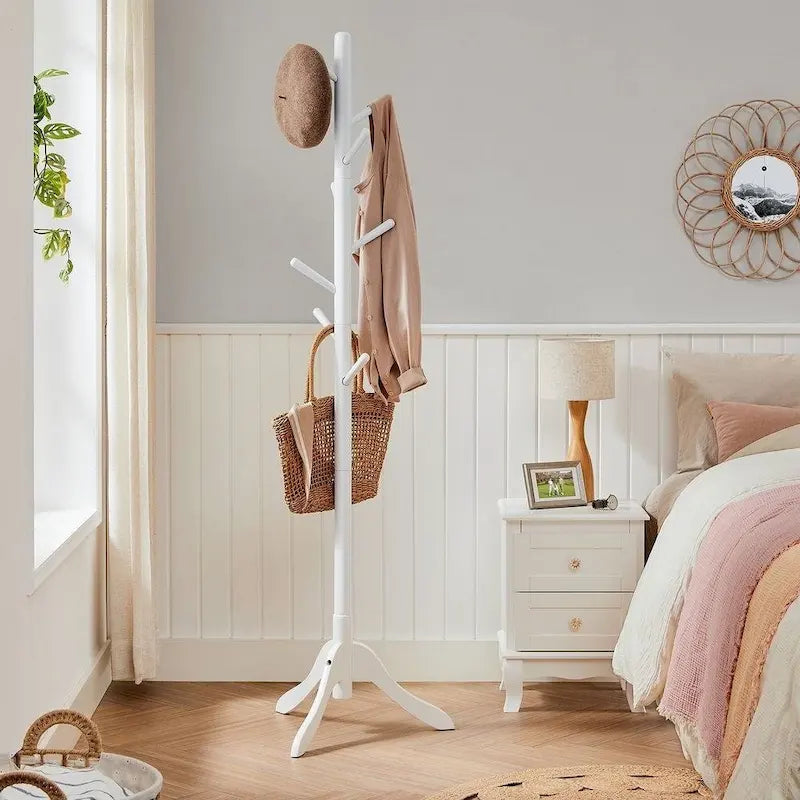 Porte-manteau moderne en bois massif