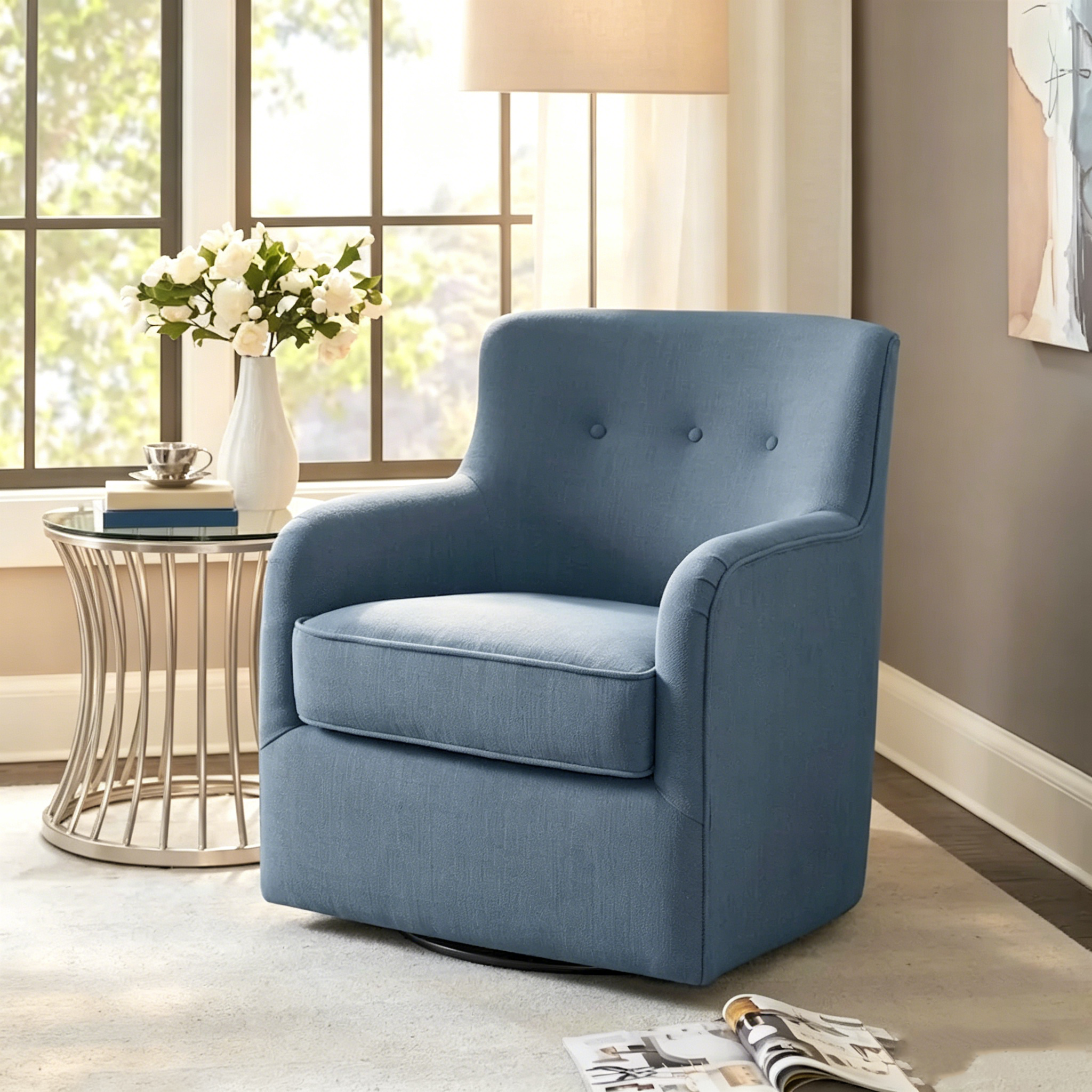 Fauteuil pivotant à 360 degrés