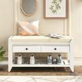 Banc de rangement multifonctionnel et range-chaussures