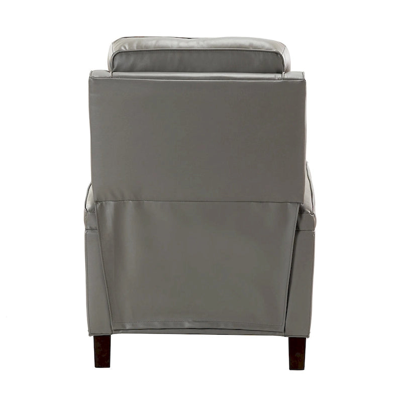 Fauteuil inclinable moderne en cuir véritable à dossier inclinable