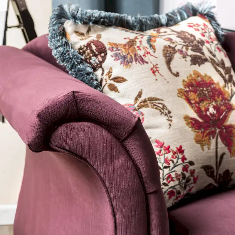 Canapé modulaire de style moderne avec revêtement en velours