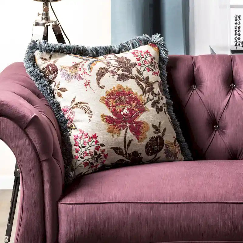 Canapé modulaire de style moderne avec revêtement en velours