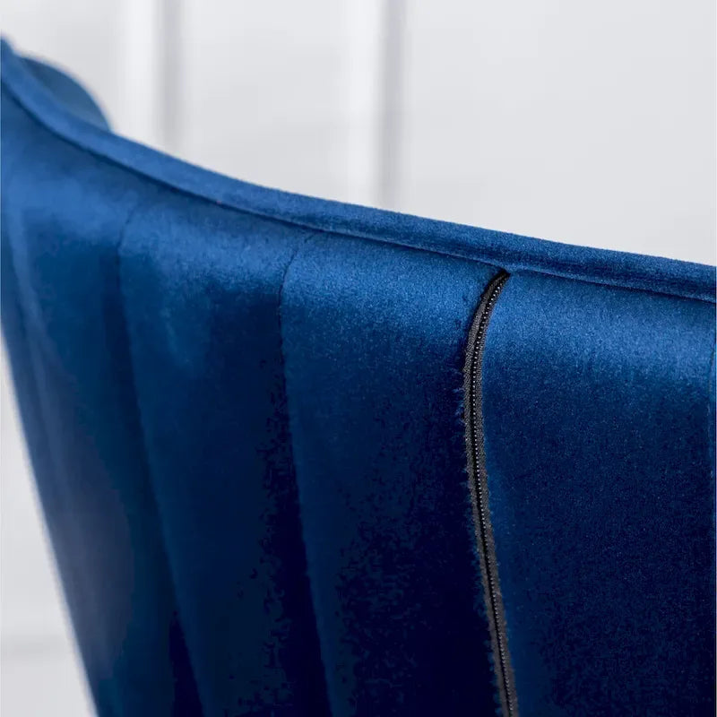 Tabourets de bar à oreilles en tissu