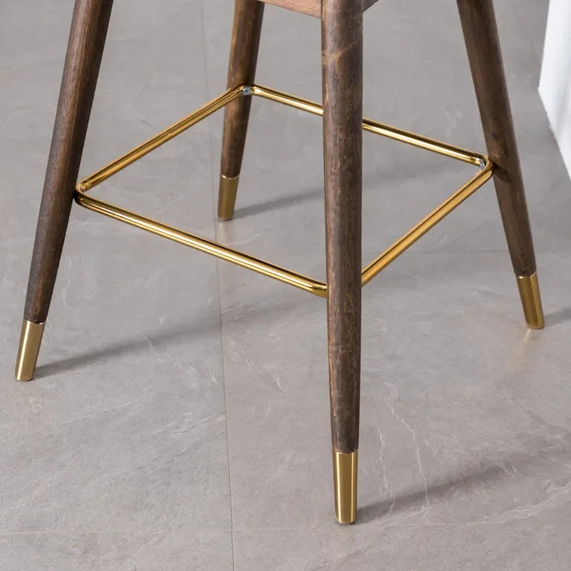 Tabourets de bar à oreilles en tissu