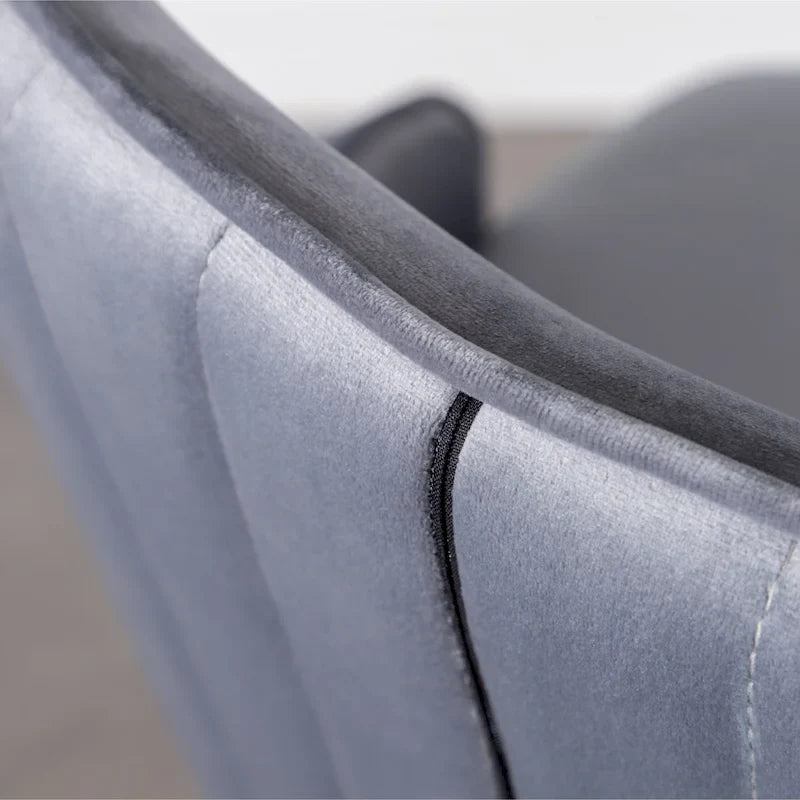Tabourets de bar à oreilles en tissu