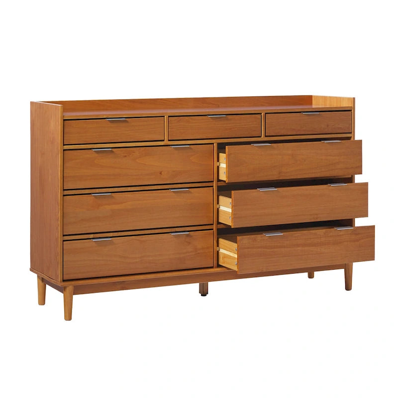Commode en bois massif haut de gamme de la galerie moderne
