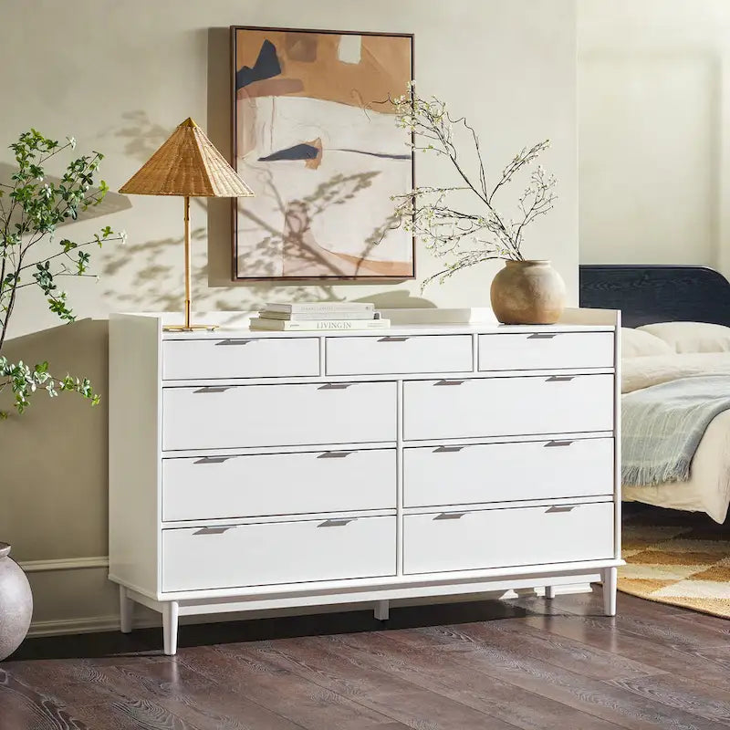 Commode en bois massif haut de gamme de la galerie moderne