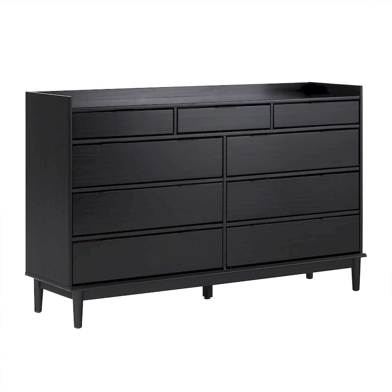 Commode en bois massif haut de gamme de la galerie moderne