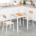 Table à manger carrée en bois