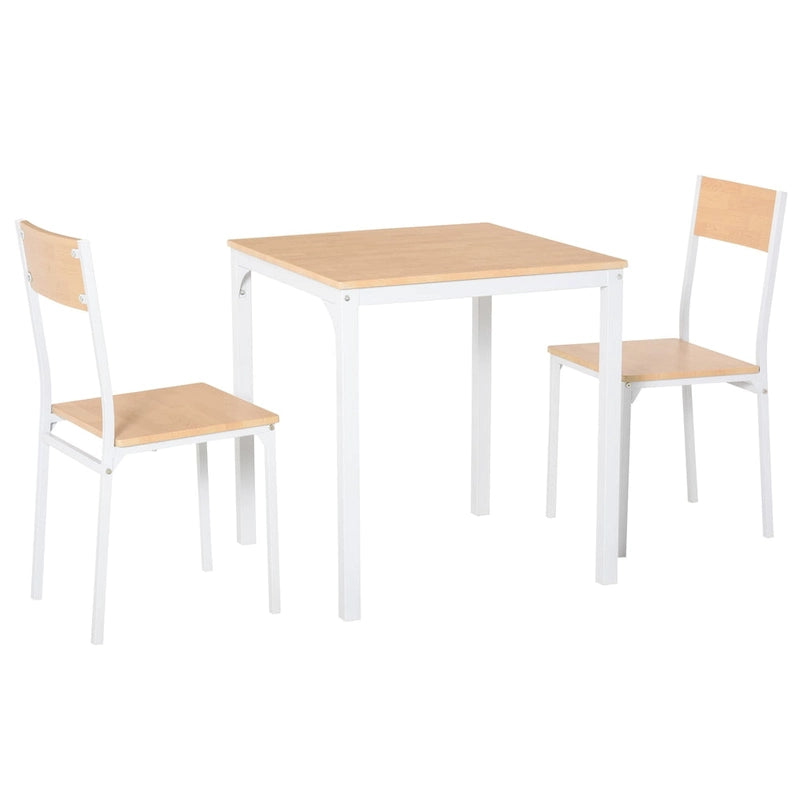 Table à manger carrée en bois