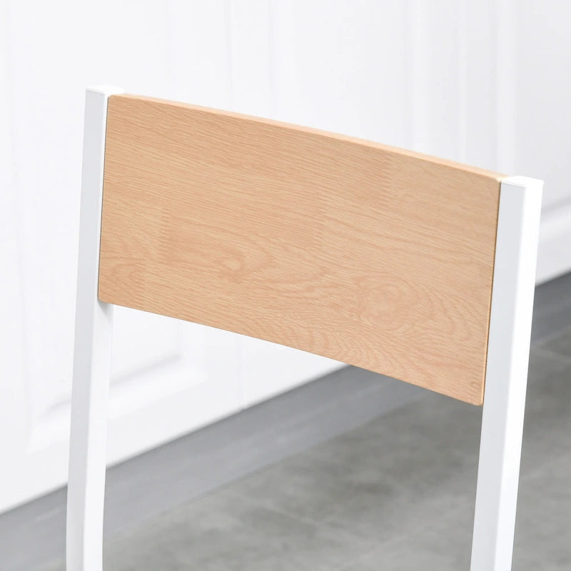 Table à manger carrée en bois