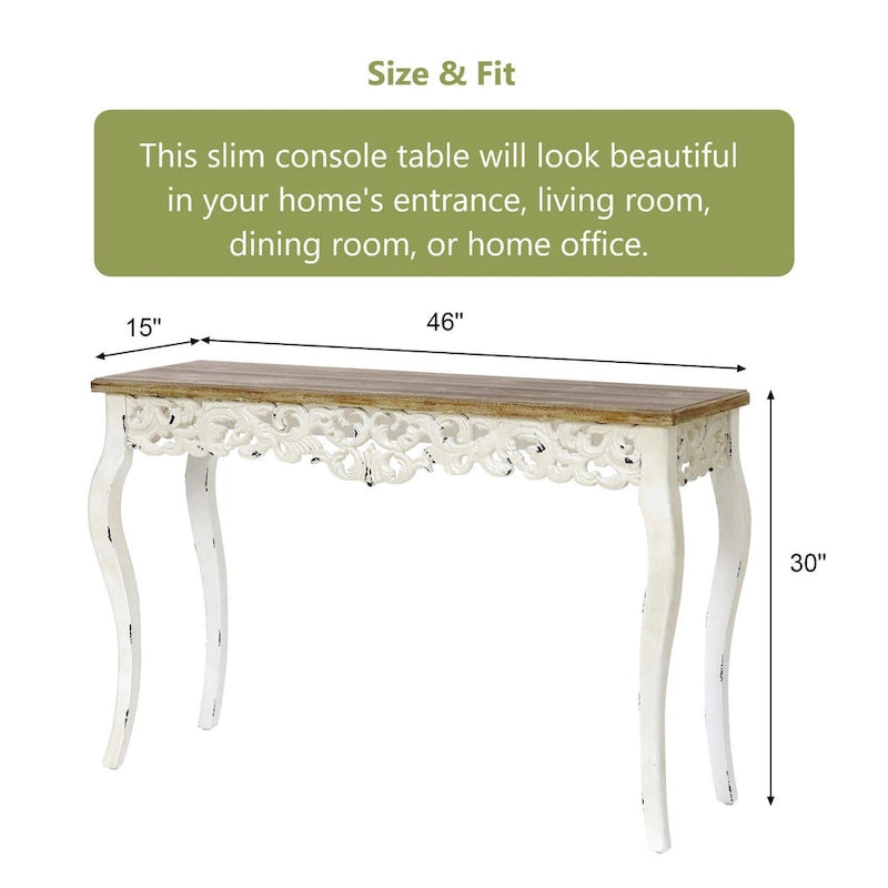 Console et table d'entrée victoriennes
