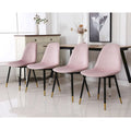 Chaises de salle à manger contemporaines en tissu rembourré