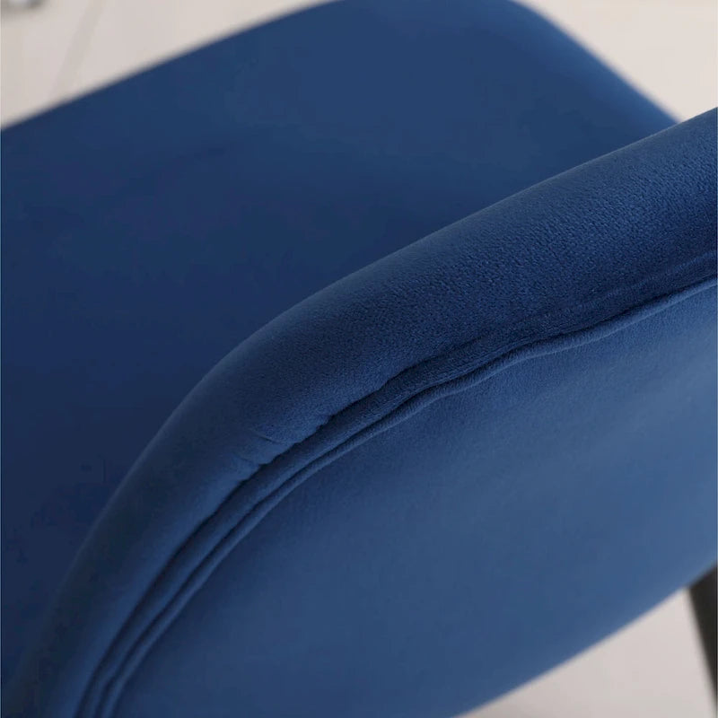 Chaises de salle à manger contemporaines en tissu rembourré