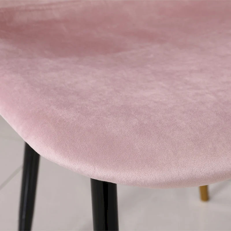 Chaises de salle à manger contemporaines en tissu rembourré