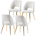 Chaise de maison rembourrée à dossier ajouré