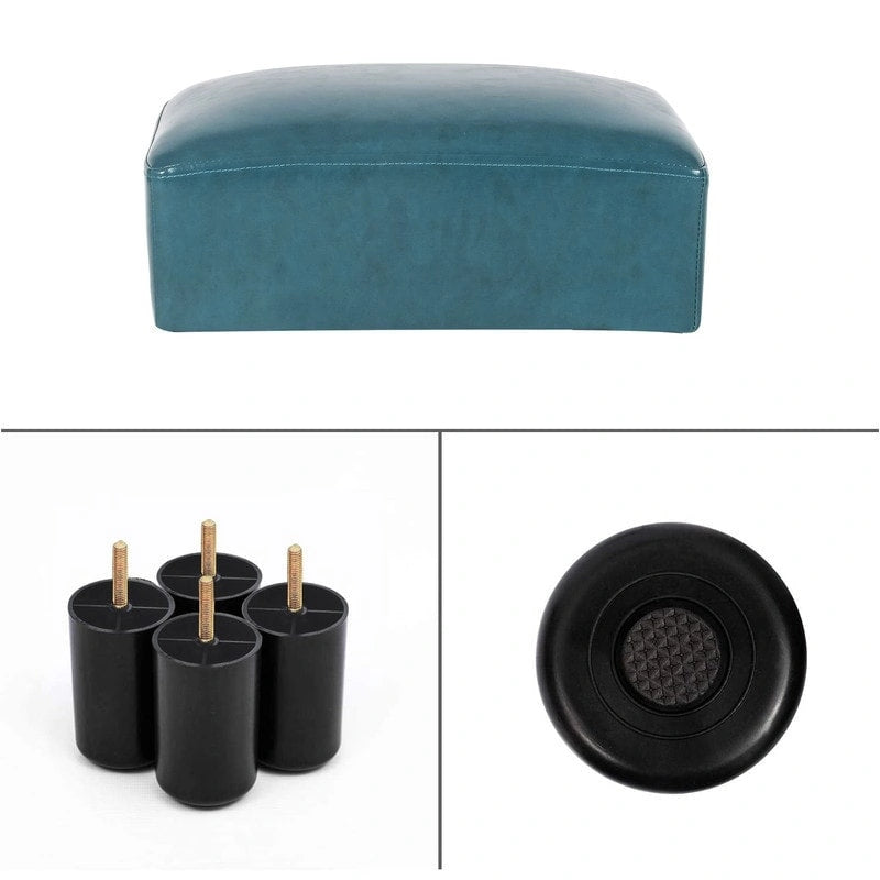 Repose-pieds Ottoman Tabouret Carré Rembourré Ottoman