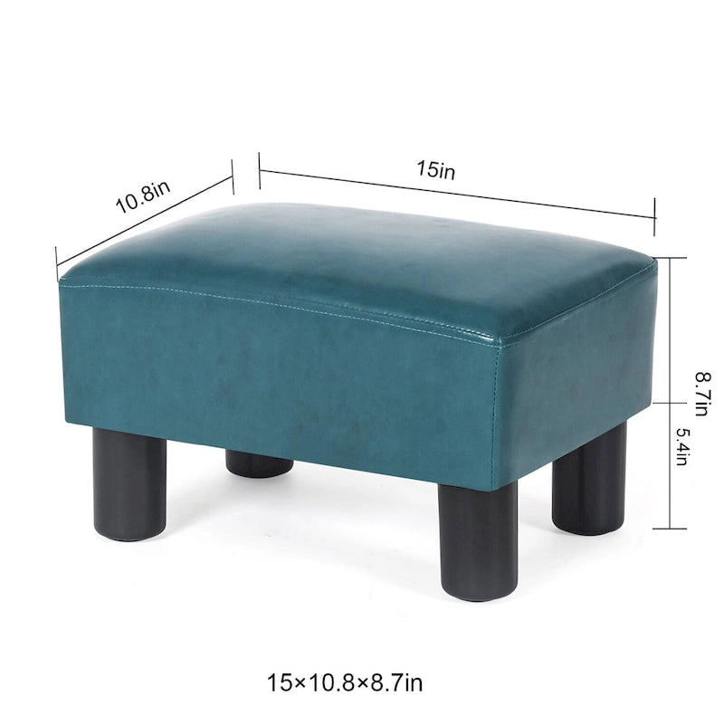Repose-pieds Ottoman Tabouret Carré Rembourré Ottoman