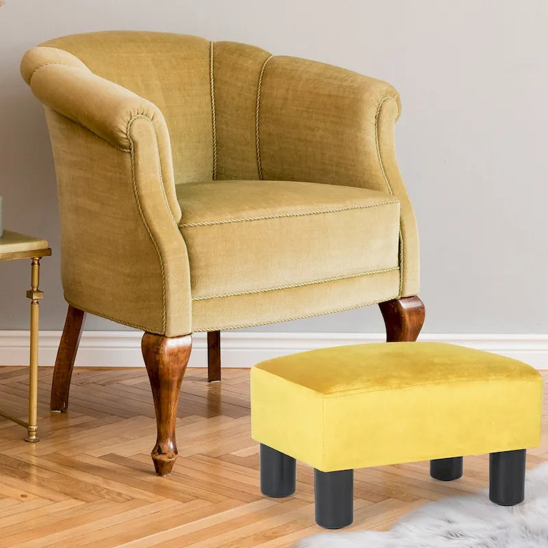 Repose-pieds Ottoman Tabouret Carré Rembourré Ottoman