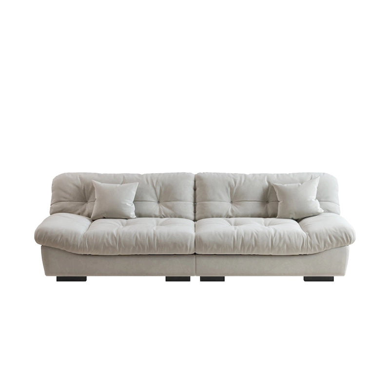 Canapé de luxe moderne en velours poncé 105