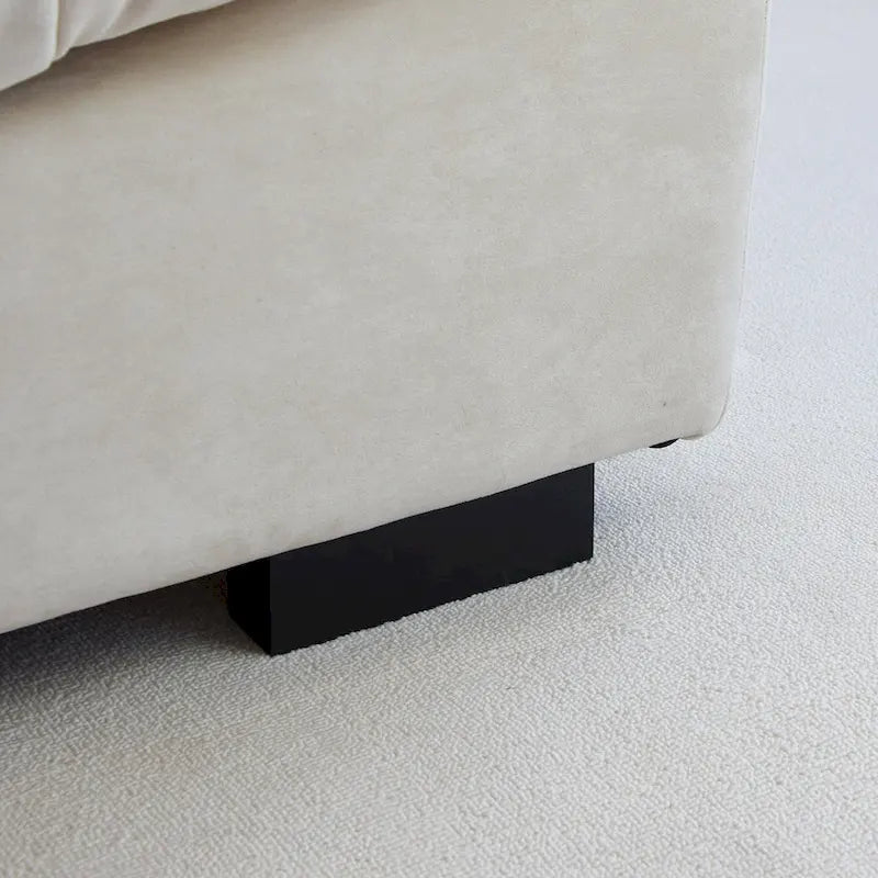 Canapé de luxe moderne en velours poncé 105