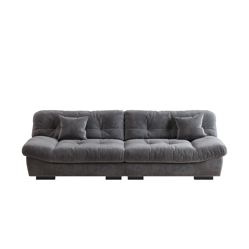 Canapé de luxe moderne en velours poncé 105