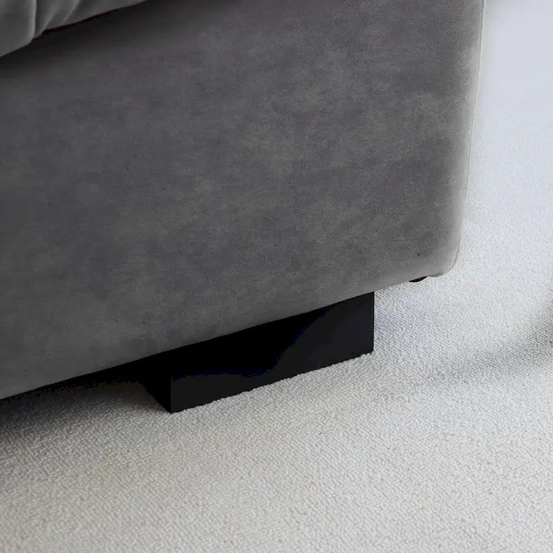 Canapé de luxe moderne en velours poncé 105