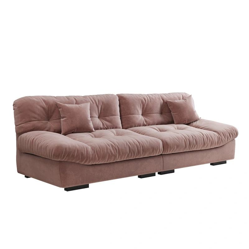 Canapé de luxe moderne en velours poncé 105